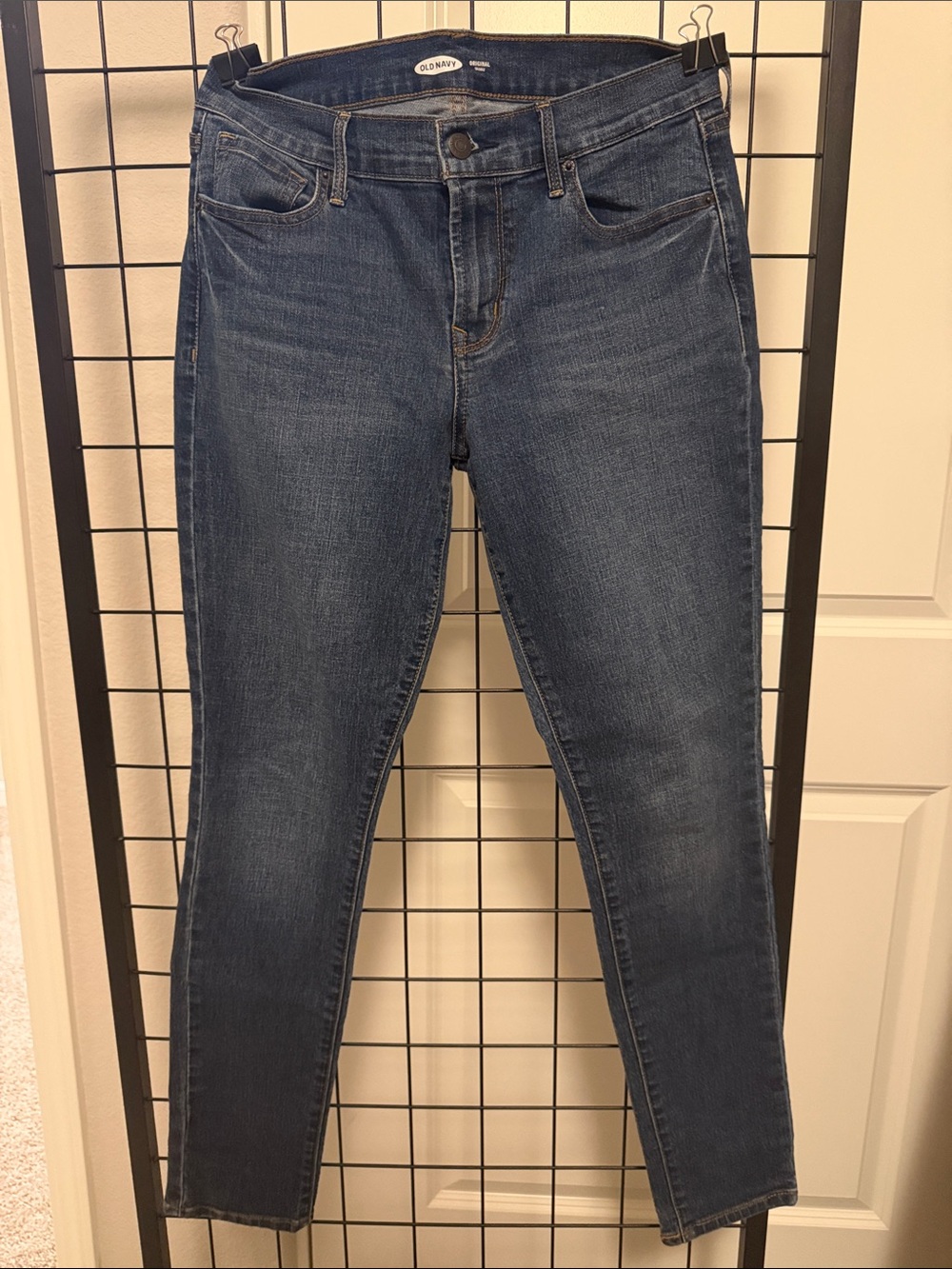 Old Navy Women's Navy Skinny Jeans - Stretch Denim